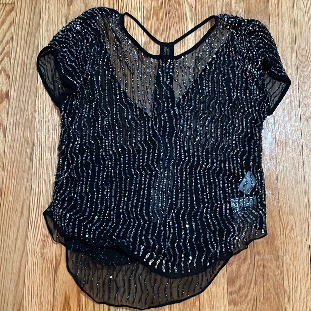 NWT Parker sequin top